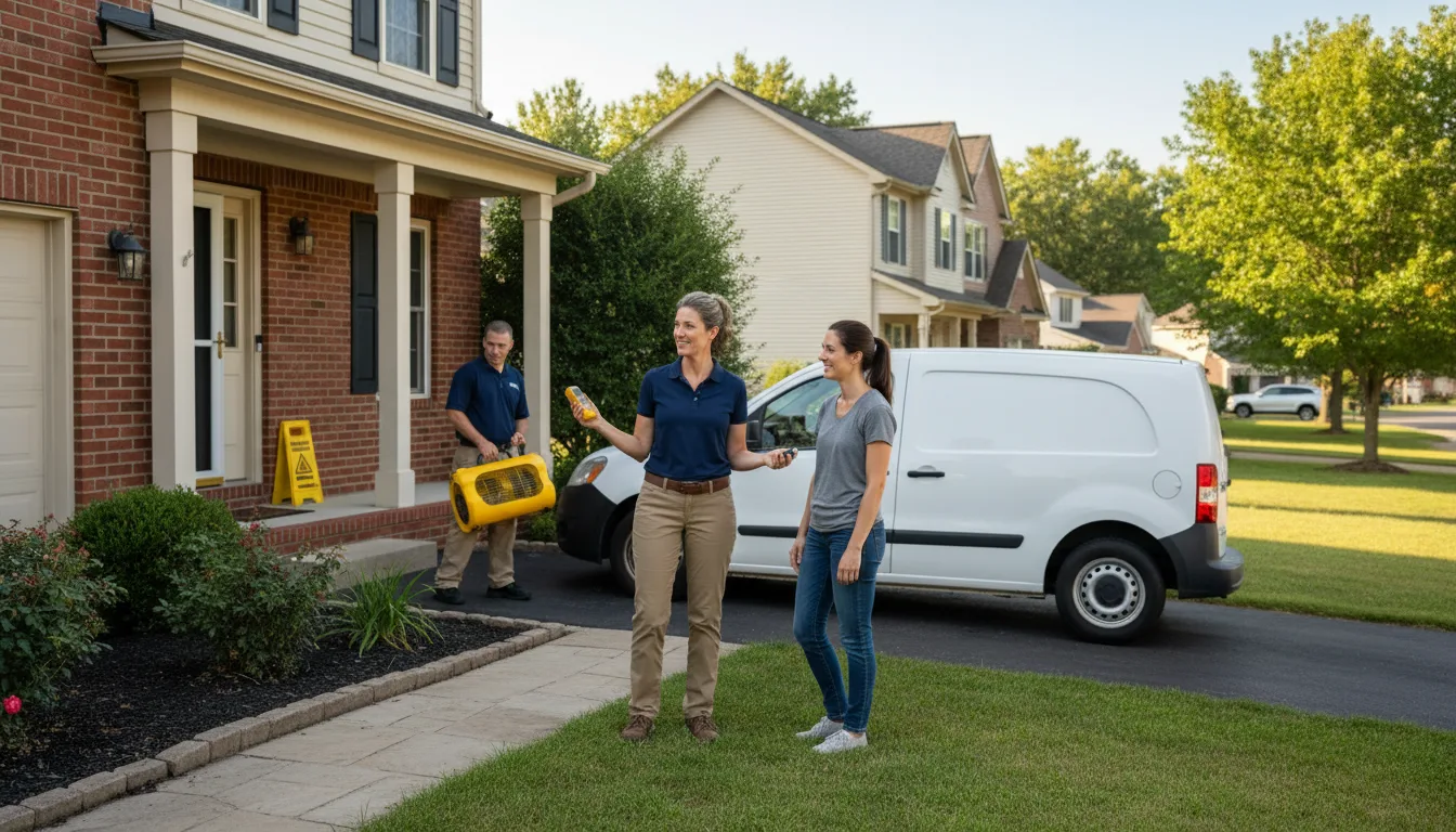 Water restoration image for Water Damage & Restoration Services in Amberg, WI